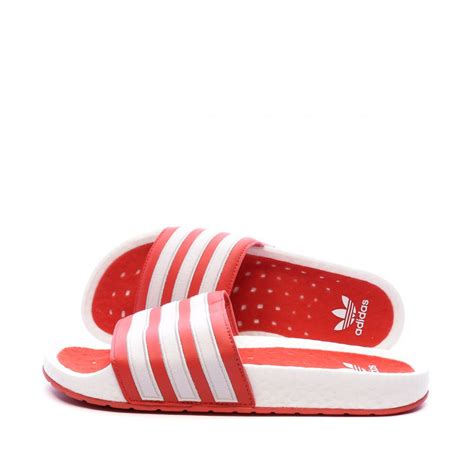 adidas replica slides red|unisex adidas adilette boost slides.